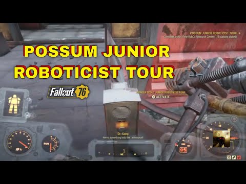 FALLOUT 76 How To Do The POSSUM Junior Roboticist Tour at ROBCO! FAST & EASY!