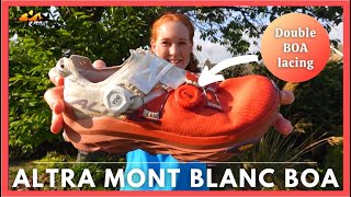 Altra Mont Blanc BOA trail & ultra running shoe review - does the DOUBLE BOA dial lacing work?
