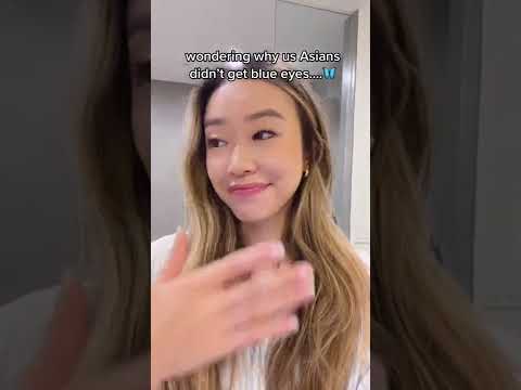 Why Asians Didn't Get Blue Eyes #asian #shorts