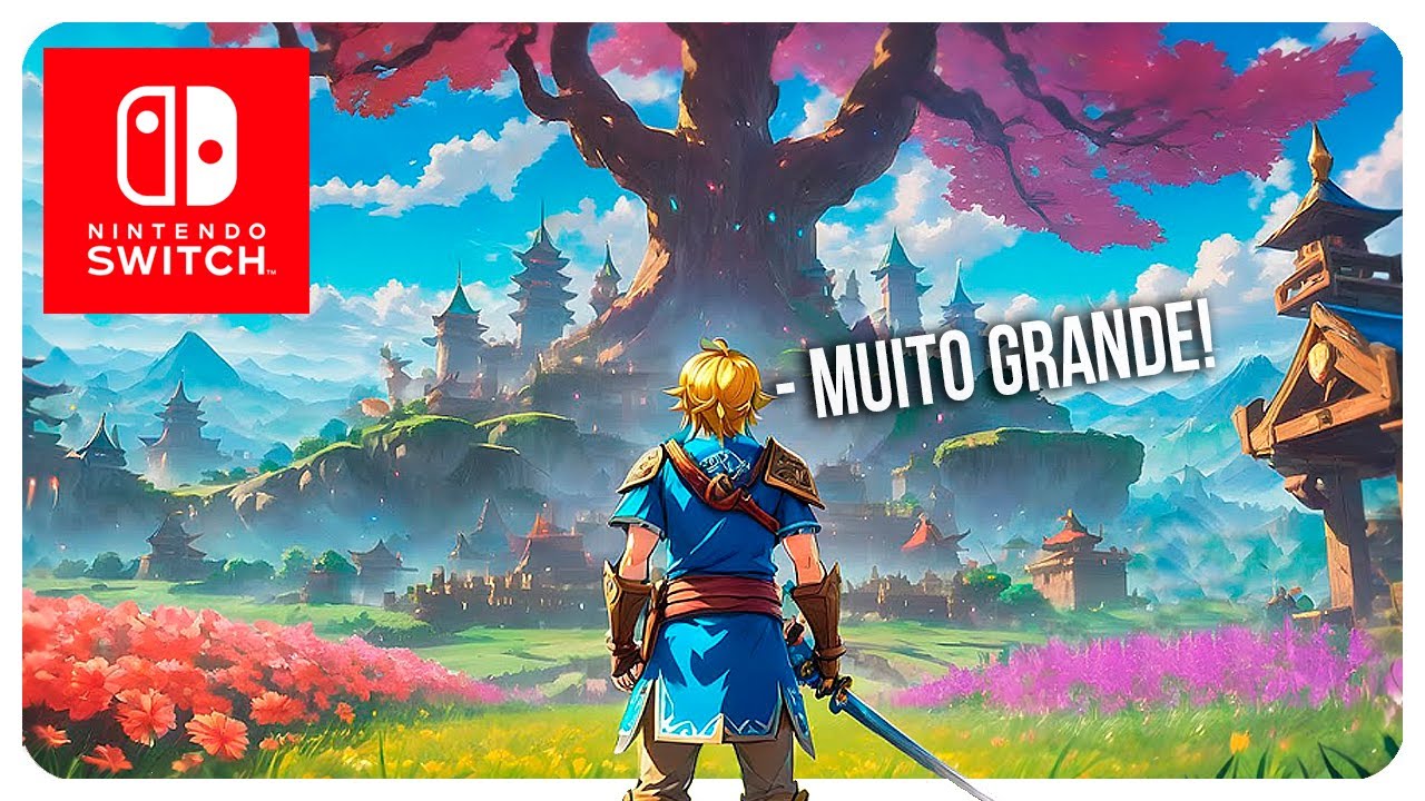 Os 10 MELHORES Jogos MUNDO ABERTO do Nintendo Switch