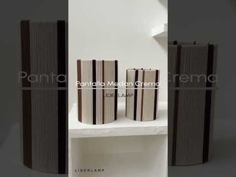 Pantalla Medan Crema d.25