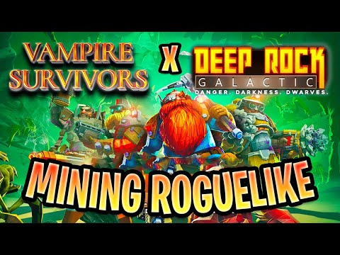 Deep Rock Galactic but it's a Bullet Heaven Roguelike!