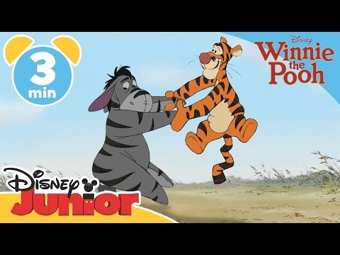 The Mini Adventures of Winnie the Pooh | Tigger and Eeyore | @disneykids