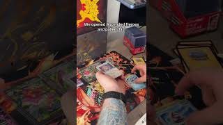 Ascended heroes packs are fire 🔥 #pokemon #packopenning #tcg #ascendedheroes #cards