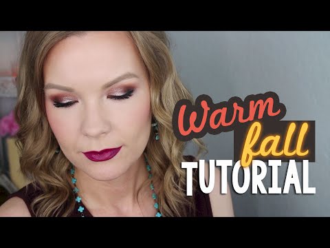 Affordable Warm Fall Makeup Tutorial! | LipglossLeslie