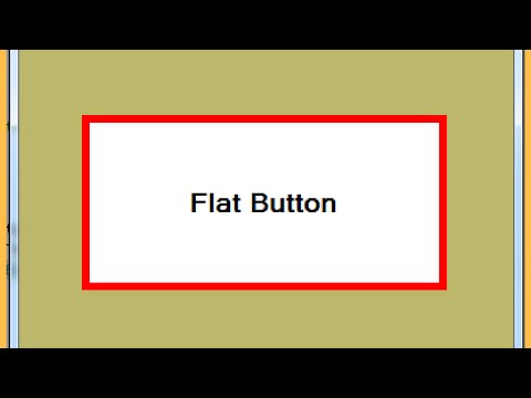 C# - How To Create A Flat Button Appearance In C# Video