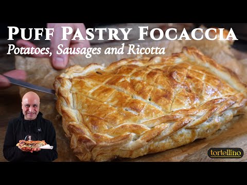Puff Pastry Focaccia Potatoes Sausage Spinach Ricotta