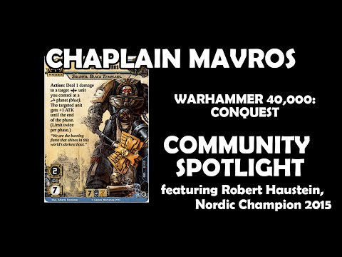 Chaplain Mavros - Warhammer 40,000: Conquest Community Spotlight