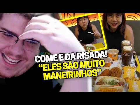 CASIMIRO REAGE: A DUPLINHA MAIS QUERIDA DA MALÁSIA AMASSANDO FAST FOOD AMERICANO |Cortes do Casimito