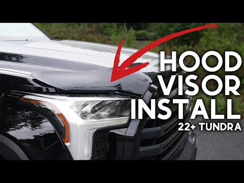 Step-by-Step: Installing AVS Hood Visor on a Toyota Tundra!