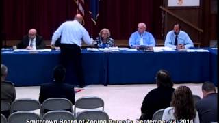 preview picture of video 'Town of Smithtown BZA Meeting 9/23/14'