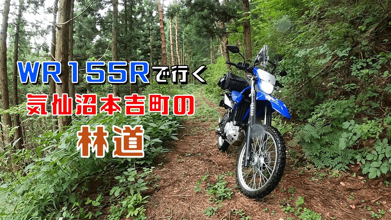 【バイク】WR155Rで行く気仙沼本吉町の林道【WR155R】