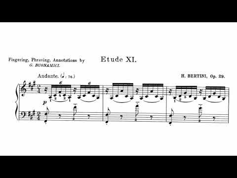 Henri Bertini - Etude Op. 29, No. 11