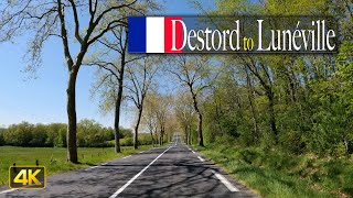 Driving the country roads from Destord to Lunéville in northeastern France 🇫🇷