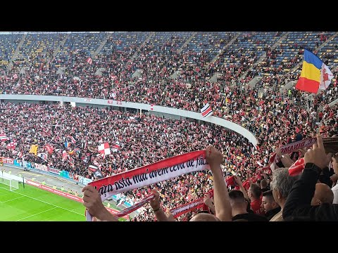 De sfeer bij de wedstrijd Dinamo - Csikszereda - Liga 1 Playoff