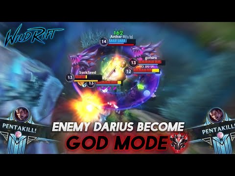 WHEN ENEMY DARIUS BECOME GOD MODE | GRANDMASTER DARIUS MONTAGE | SATISFACTION DUNK | WILDRIFT