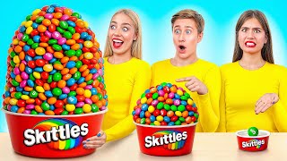 Download lagu Big, Medium and Small Plate Challenge | Cool Food Tricks by Multi DO Challenge mp3