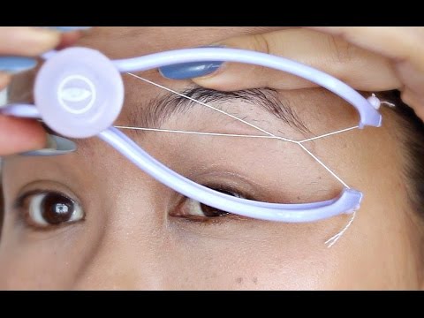 DIY Hair Threading At Home | TiTi's Corner