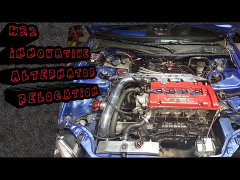 H22 Innovative Alternator Relocation Bracket
