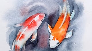 Relax With This Simple Watercolor Koi Fish Tutorial