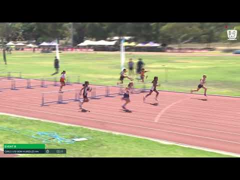 Girls U10 60m Hurdles Heat 4: 2024-25 State Combined Event Championships