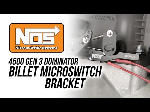 NOS Billet Micro Switch Bracket Kit For Dominator Carbs