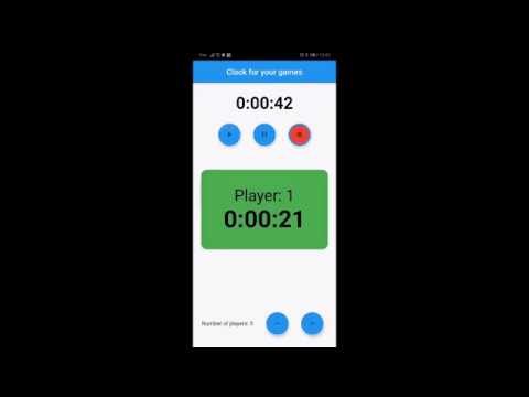 Flutter Game Clock