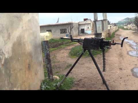 استهداف حاجز القاهرة في ريف حماةبواسطة رشاش دوشكا من قبل لواء نصرة المظلوم