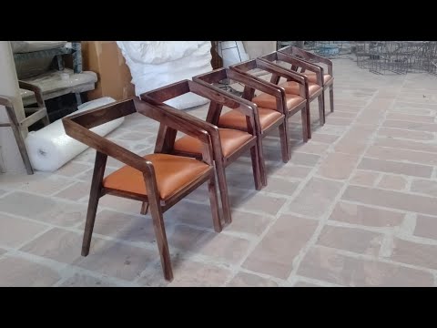 Sheesham Wood Wooden Chair With Cushion