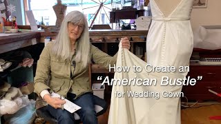 Easily Create a Professional Bustle for a Wedding Gown or Dress