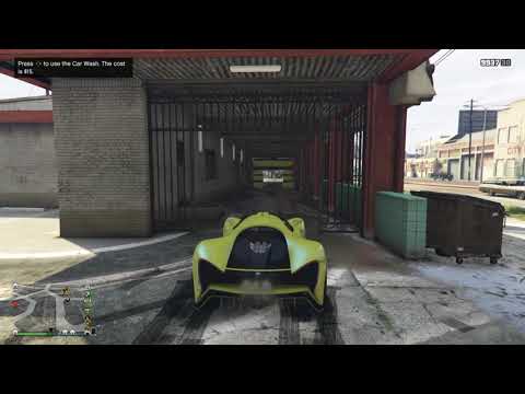 GTA V [car wash glitch] fast washing_ramping in the car wash