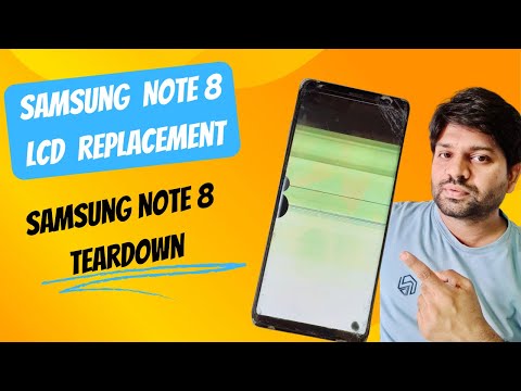 Samsung Note 8 Orignal Lcd Replacement | Note 8 Teardown | Note 8 Screen Repair | Mobile Cafe