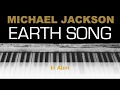 Michael Jackson - Earth Song Karaoke Chords Instrumental Acoustic Piano Cover Lyrics
