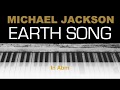 Michael Jackson Earth Song Karaoke Chords Instrumental Acoustic Piano Cover Lyrics