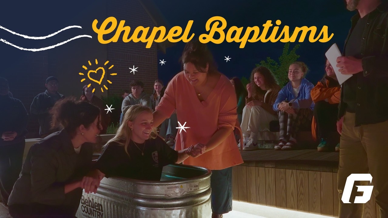 Watch video: Baptisms on Campus
