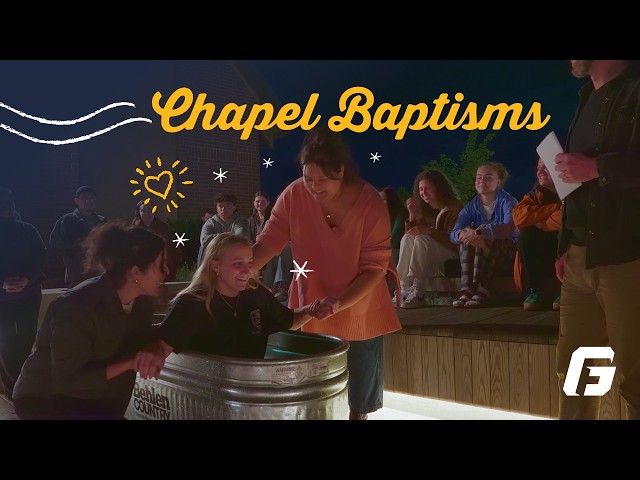 Watch video: Baptisms on Campus