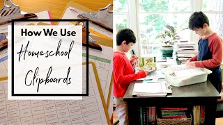 Homeschool Planning || Simple Assignment Clipboards