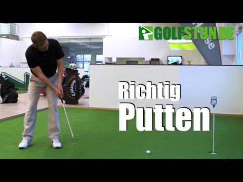 Putt beim Golf — Richtig putten