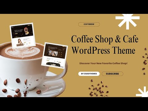 ☕ Build Your Dream Café Website in Minutes!