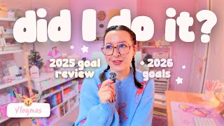 reviewing my 2025 goals… 🫣📈🎀 here’s what I actually achieved (+ setting my 2026 business goals)