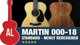 Video thumbnail for Martin 000-18 Standard - Newly Redesigned! by Acoustic Letter