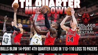 Chicago Bulls Blow 14-Point 4th Quarter Lead in 113-110 Loss to Indiana Pacers