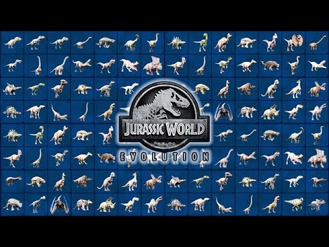 ALL 68 DINOSAURS UNLOCKED (JURASSIC WORLD EVOLUTION)