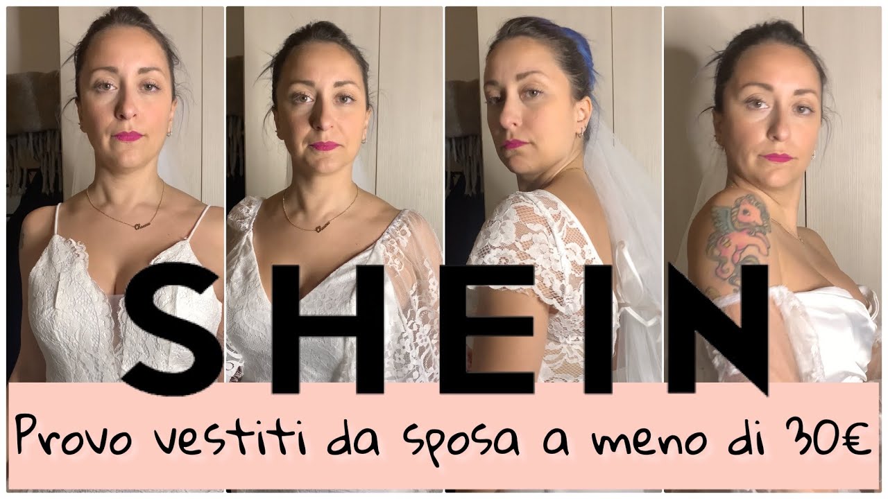 Provo 4 abiti da sposa di SHEIN a meno di 30€