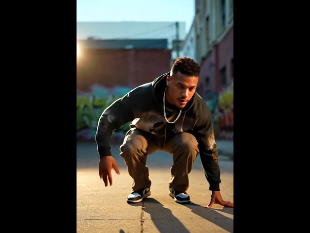 B-Boy Battle Stance — Animated Breakdance Battle Short