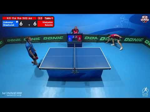 15:00 Liubomyr Sheshurak 3-2 Vladyslav Kaluhin West 3 WIN CUP 07.11.2022 | TABLE TENNIS WINCUP