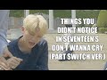 THINGS YOU DIDN'T NOTICE IN SEVENTEEN'S DON'T WANNA CRY (PART SWITCH VER.)