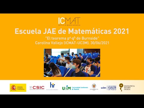 Escuela JAE de Matemáticas 2021 - Carolina Vallejo (30/06/2021)