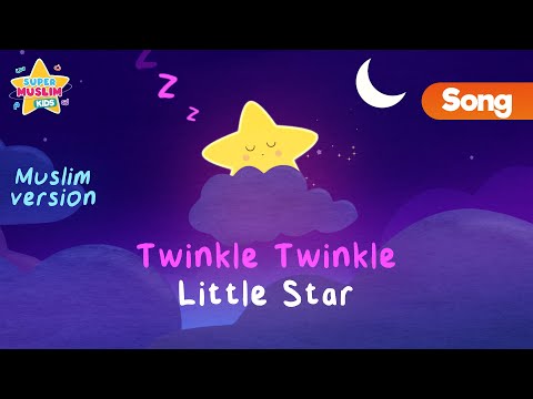Muslim Twinkle Twinkle - lullaby - Bedtime - Kids Song (Nasheed) - Vocals Only - @SuperMuslimKids ⭐🌙