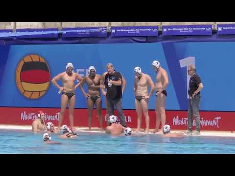 Germany vs Georgia - Waterpolo Men Euro Championship 2018